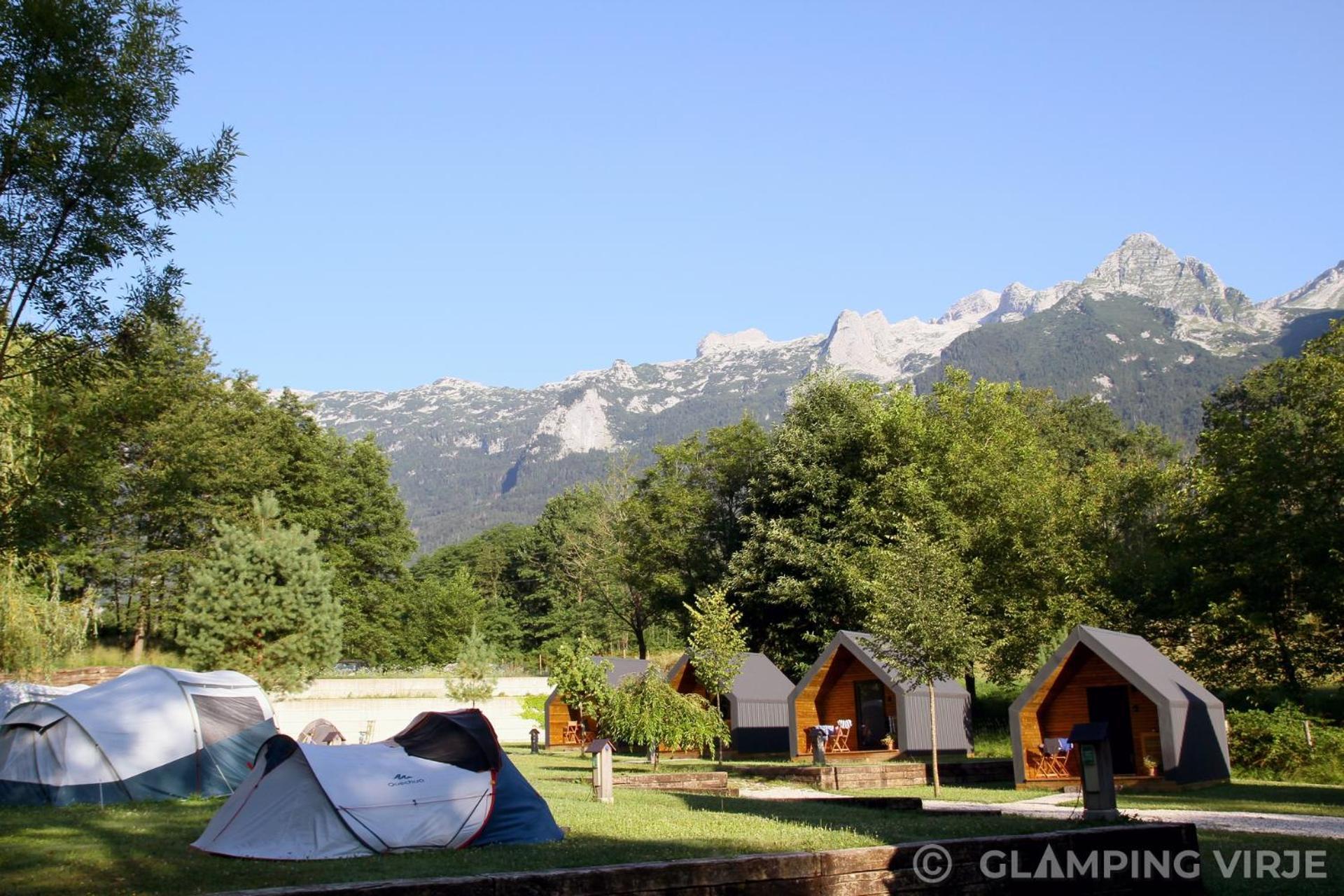 Отель Glamping Virje Бовец Экстерьер фото